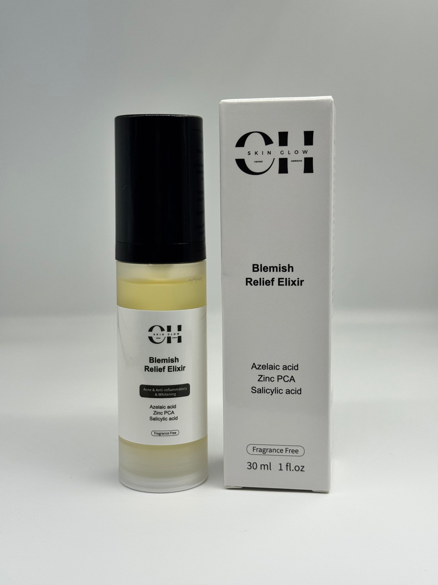 CH Skin Glow Blemish Elixir Relief –Salicylic Acid, Mandelic Acid,Zinc PCA, Cica and Azeliac Acid