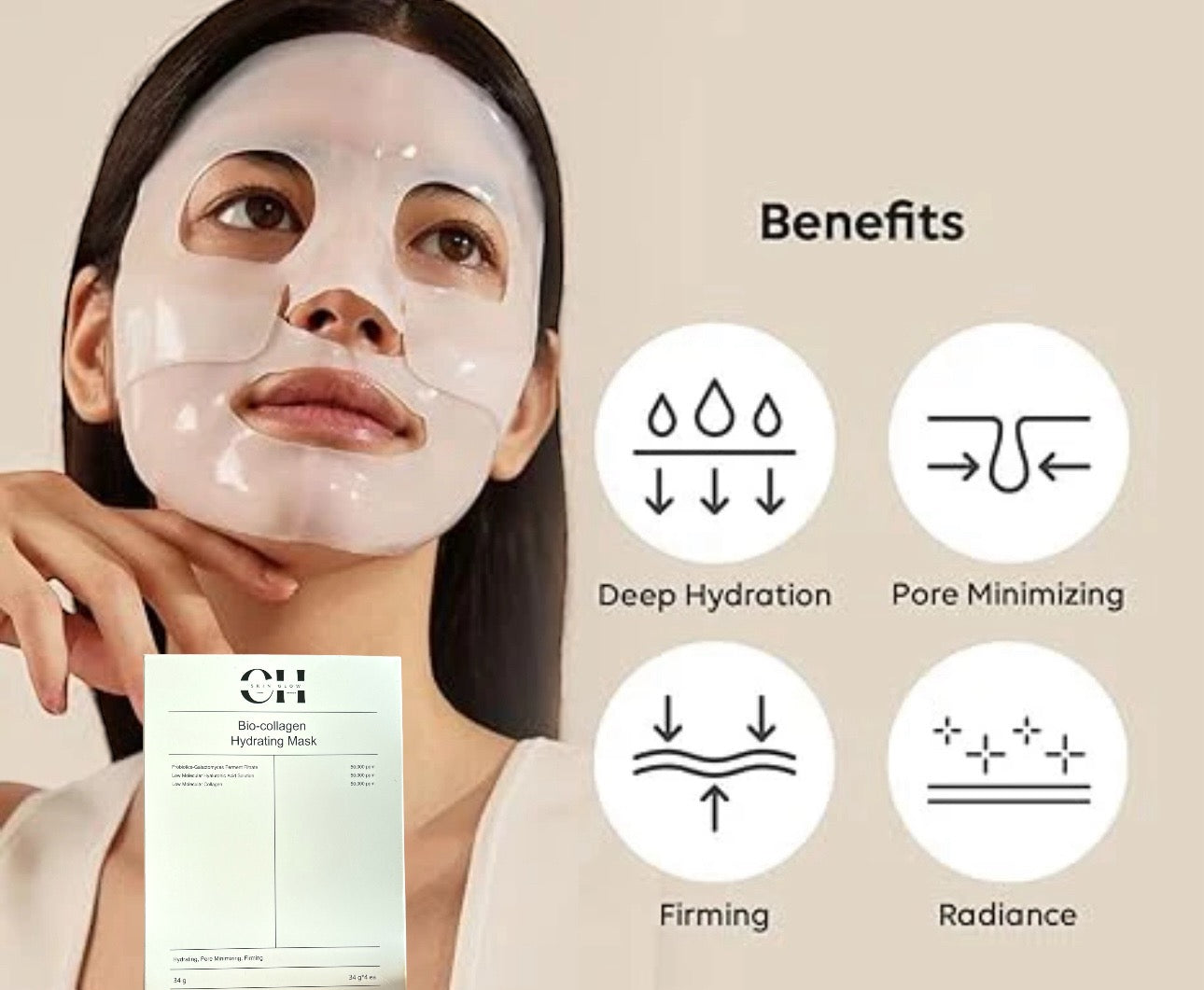 CH Bio-Collagen Hydrating Mask