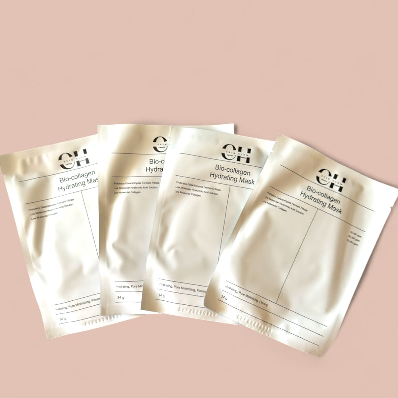 Ch Skin Glow Bio-Collagen Mask Soothes and repairs, providing anti-aging benefits, perfect for sensitive skin, hydrating.