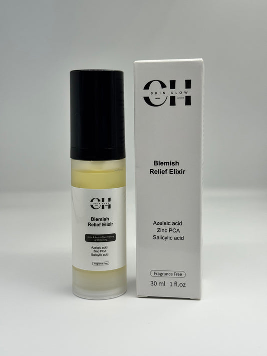 CH Skin Glow Blemish Elixir Relief –Salicylic Acid, Mandelic Acid,Zinc PCA, Cica and Azeliac Acid