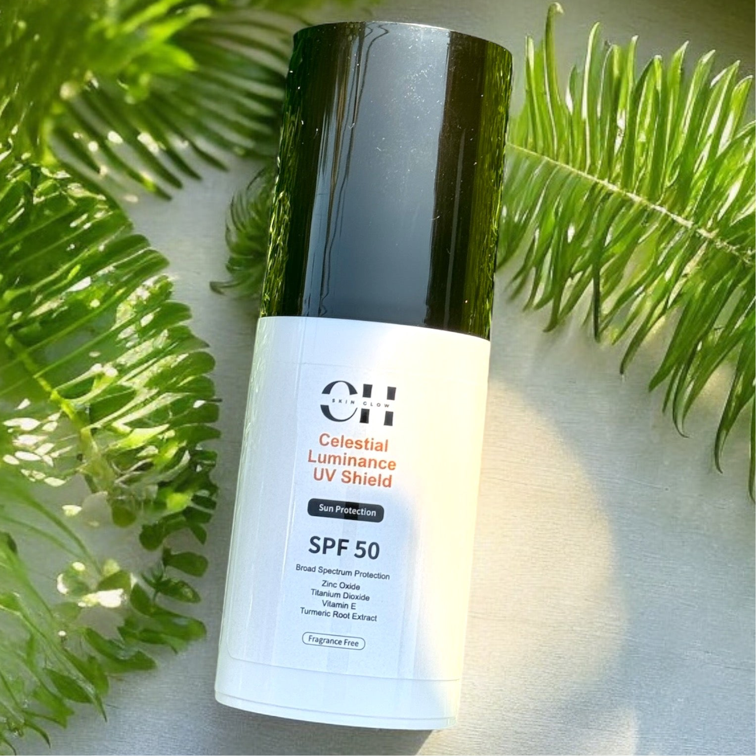 Lightweight, non-greasy SPF 50 sunscreen for daily sun protection, packed with antioxidants like Vitamin E and Rosa Canina Fruit Extract to shield, soothe, and enhance skin radiance. Perfect for sensitive skin, with no white cast.