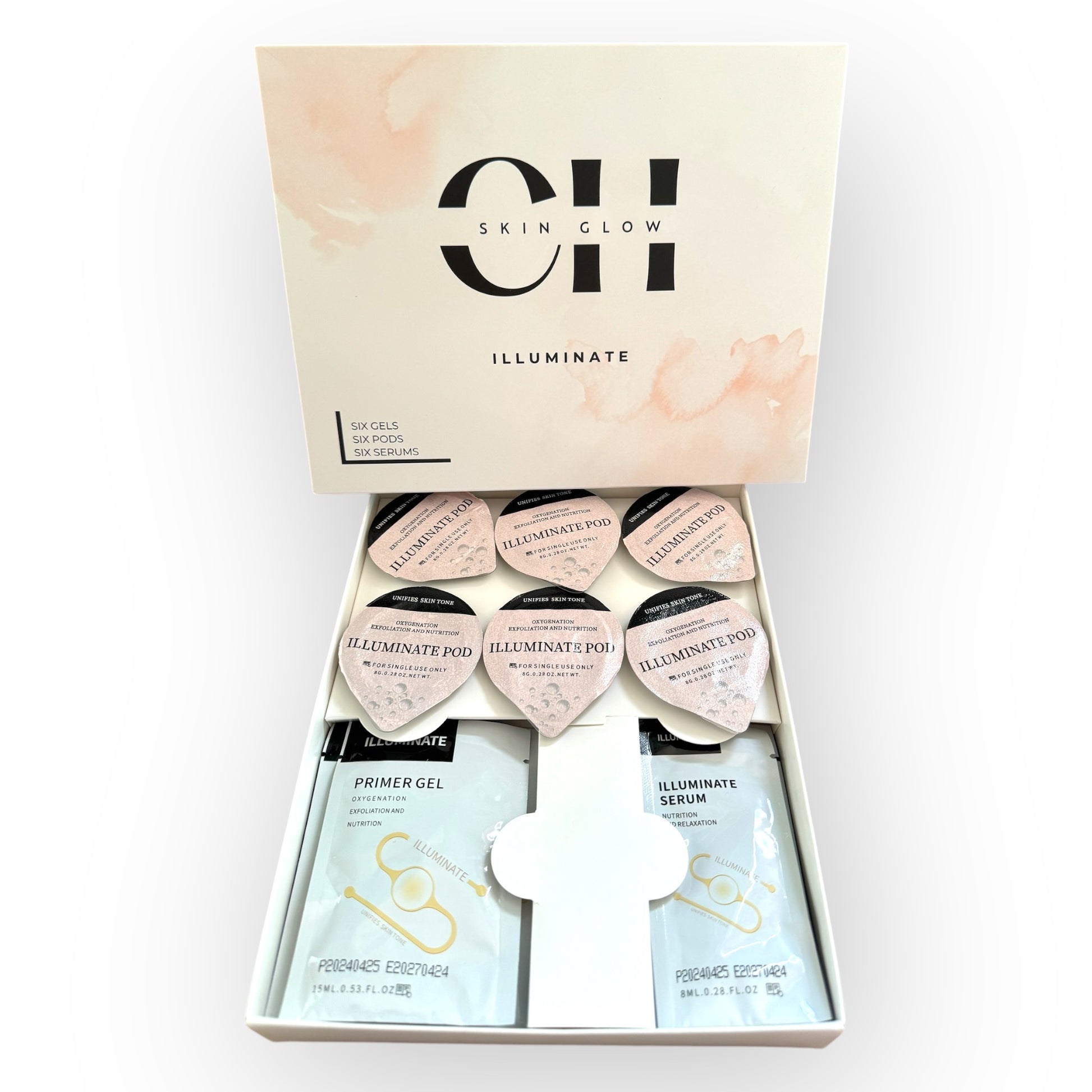 CH Skin Glow Illuminate Exfoliation Kit , Brightens and evens skin tone