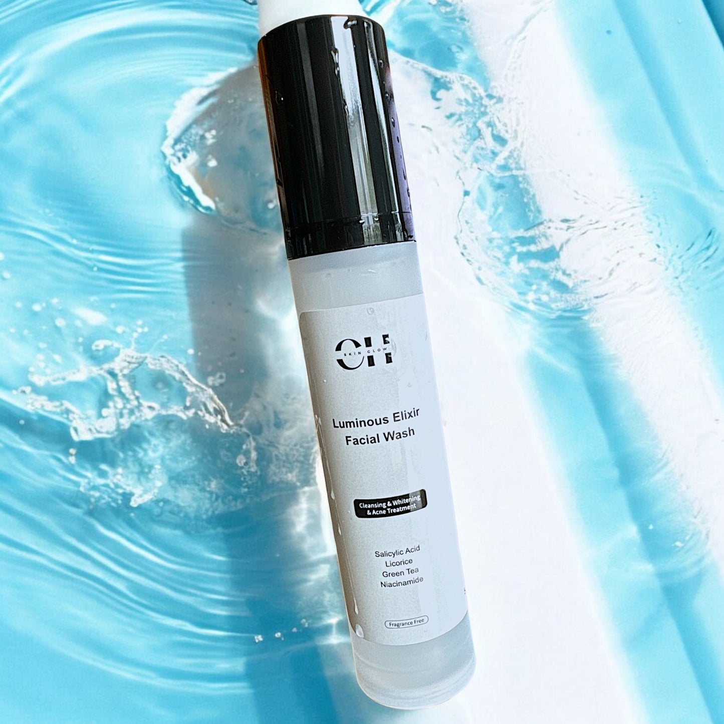 CH Skin Glow Luminous Elixir Facial Wash – BHA, Vit.C, Hyaluronic,Green tea extract and Licorice Root.